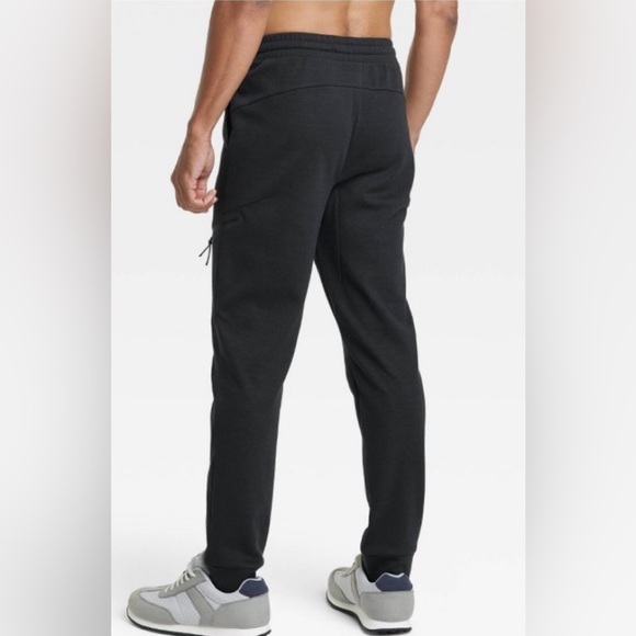 Men's Ponte Jogger Pants - All in Motion Black Onyx XXL (zip pocket) - Picture 2 of 4
